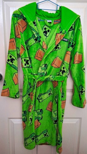 Boys minecraft hooded dressing - minecraft,