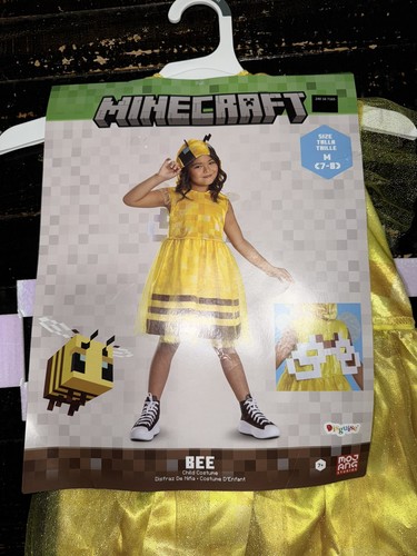 Minecraft bee girl hooded - girl,