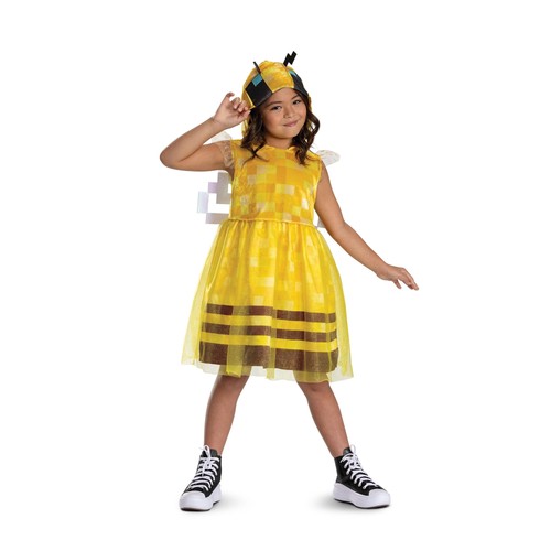 Minecraft bee girl hooded - minecraft,