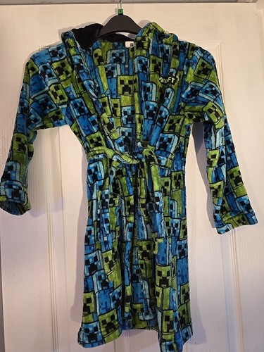 Boys minecraft hooded dressing - boys,