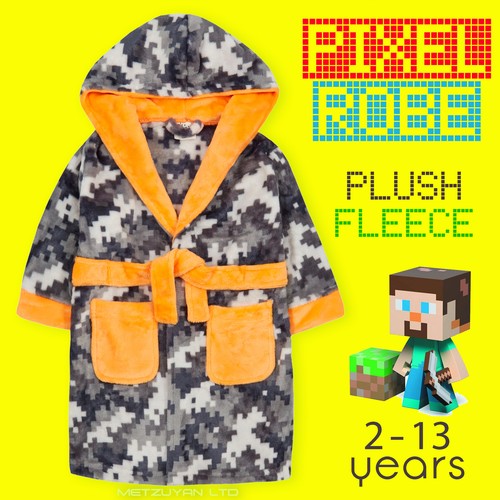 Boys hooded gamer robe - hooded,