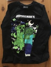 Boys Minecraft Black & Green