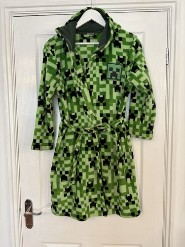 Boys green minecraft dressing - green,
