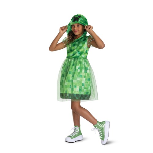 Minecraft creeper girl hooded - creeper,