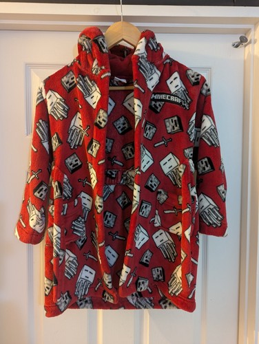 Minecraft boys red hooded - minecraft,