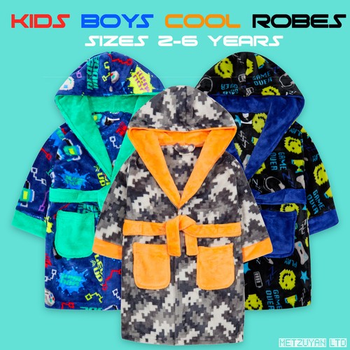 Kids boys gamer novelty robes - gamer,
