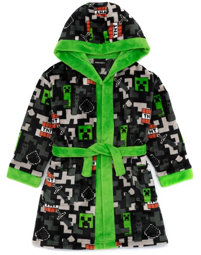 Minecraft bathrobe boys - bathrobe, |