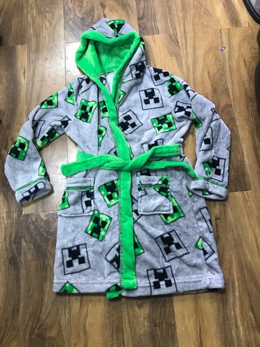 Minecraft boys dressing gown - minecraft,