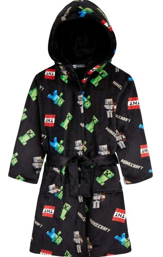 Minecraft dressing gown kids - minecraft,